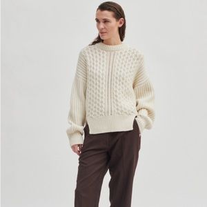 Second female knit sweater